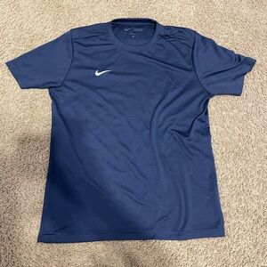 Nike Men's Navy Blue dri-fit T shirt size M